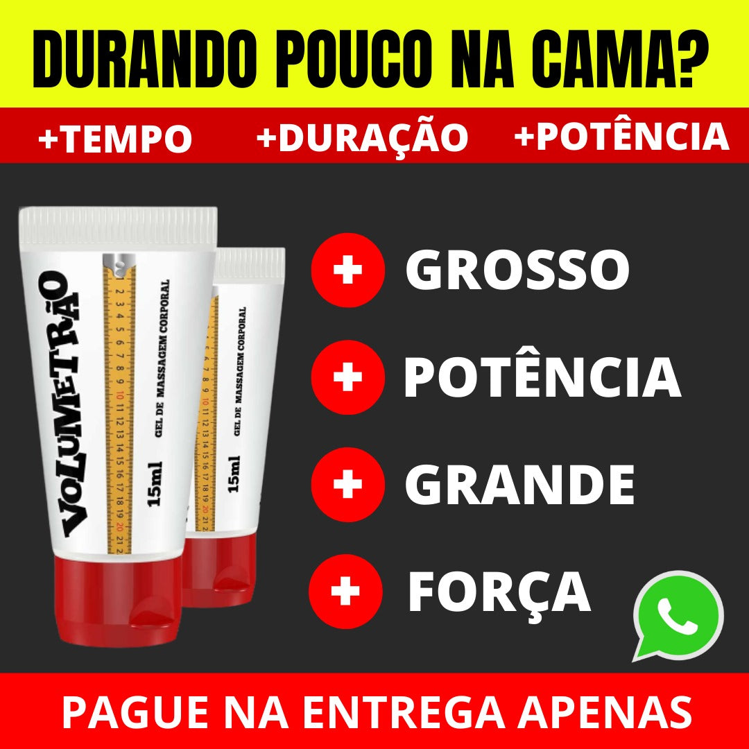 🔥 Volumetrão – O Gel Vasodilatador Potente para Máximo Desempenho! 🔥 - 💥 COMPRE 1 E LEVE 2! 💥